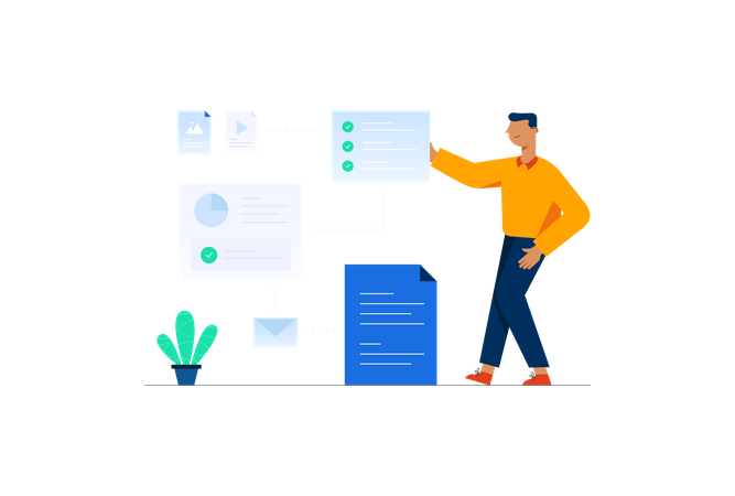 The Services Management  Illustration