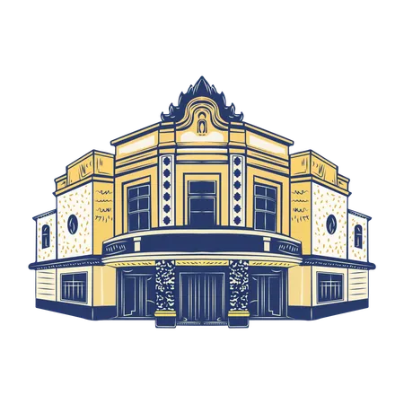 Theatre Building  Illustration