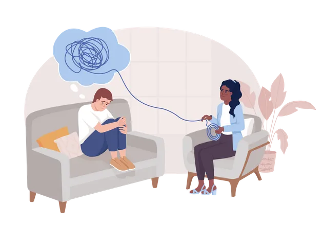 Therapy session Illustration