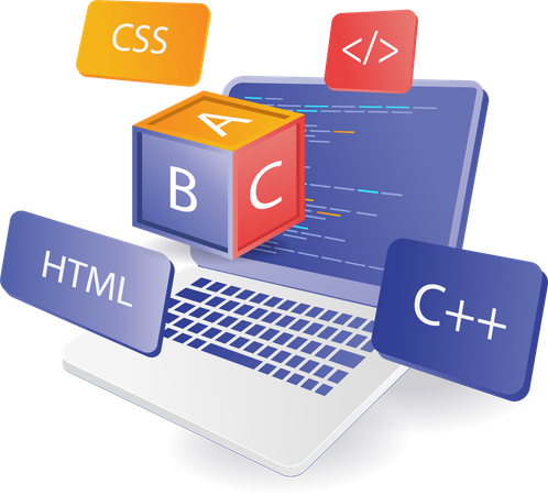 There are many programming languages for building website pages  Illustration