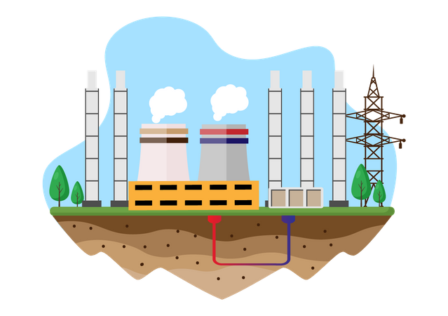 Thermal Energy  Illustration