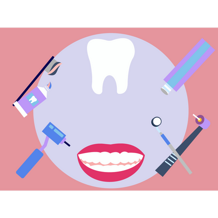 These are dental tools  Illustration