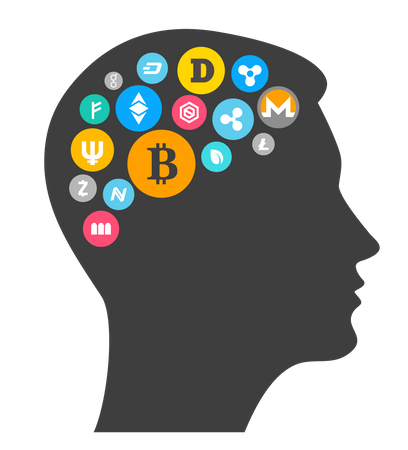Think About Cryptocurrency  Illustration