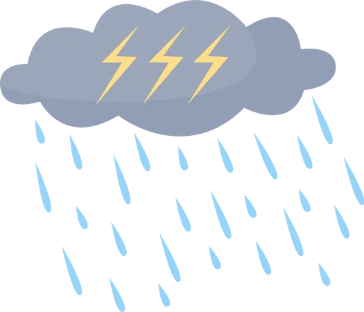 Thunderstorm  Illustration