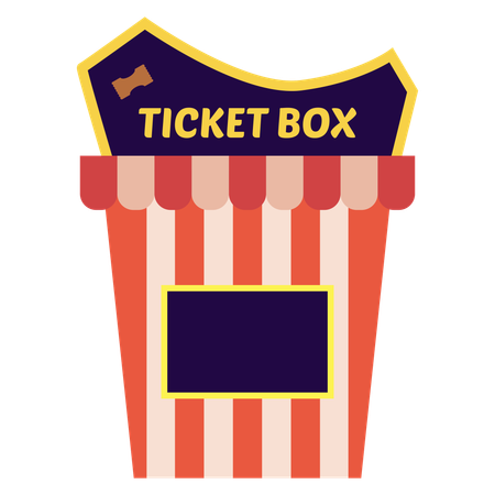 Ticket Box  Illustration