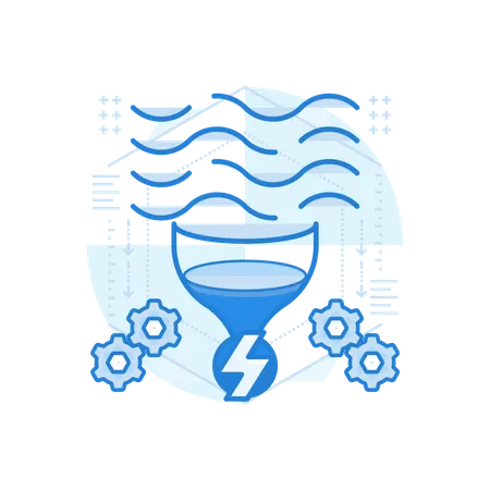 Tidal Power  Illustration