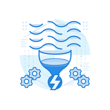 Tidal Power  Illustration