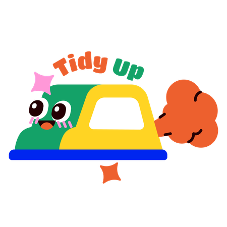 Tidy up  일러스트레이션