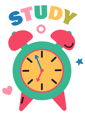 Tiempo de estudio del estudiante  Ilustración