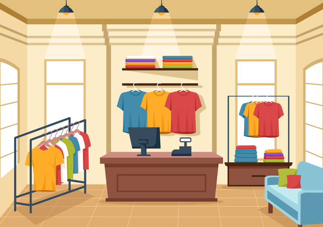 Tienda de camisetas  Illustration