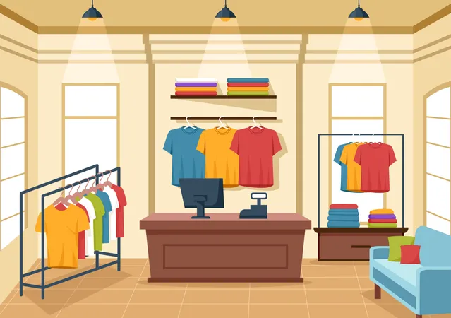 Tienda de camisetas  Illustration