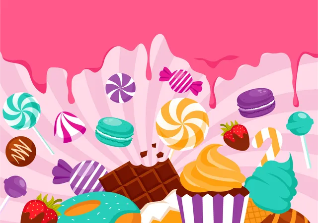 Tienda de dulces  Ilustración