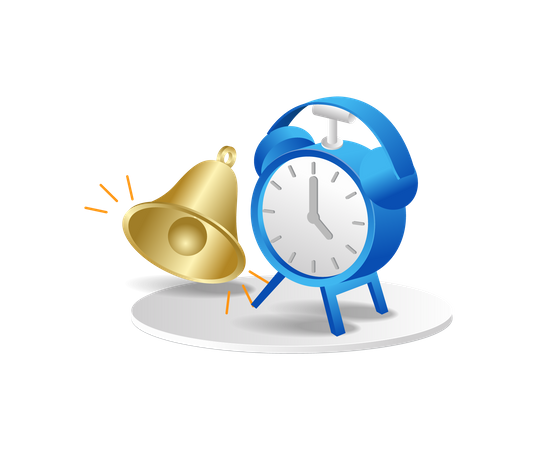 Time Alarm Schedule Reminder  Illustration