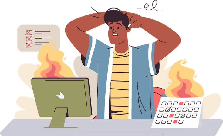 Time Deadline  Illustration