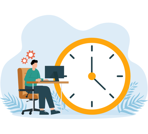 Time Expert completes all pending tasks before time  Illustration