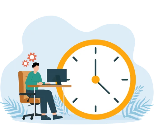 Time Expert completes all pending tasks before time  Illustration