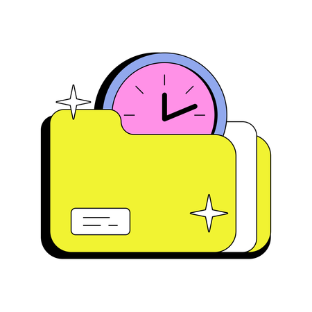 Time Folder  Illustration