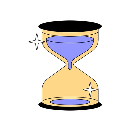 Time Hourglass  Illustration