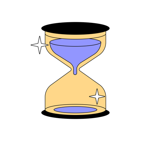 Time Hourglass  Illustration