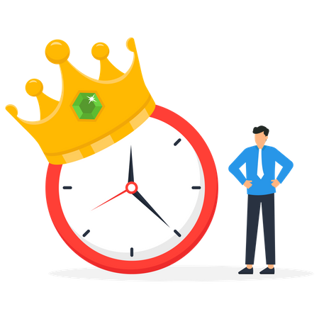 Time is king  Illustration