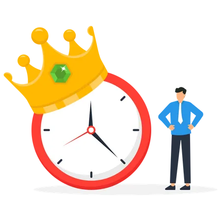 Time is king  Illustration