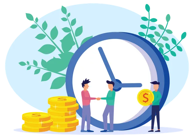 Time Is Money  Illustration