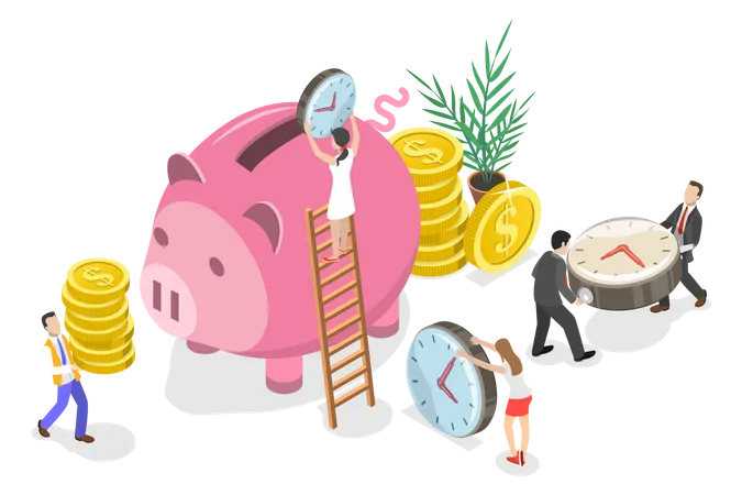 Time Is Money  Illustration