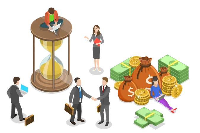 Time is money  Illustration