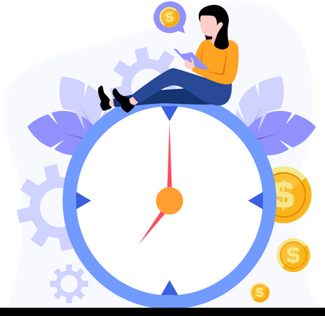 Time is money  Illustration