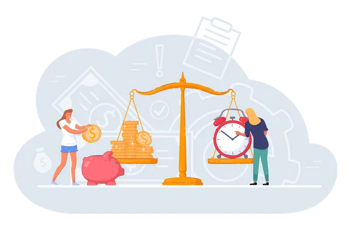 Time is money  Illustration