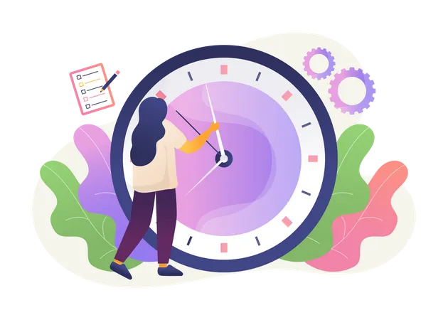 Time Management  Illustration