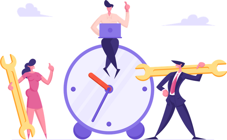 Time Management Illustration