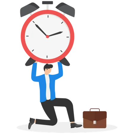 Time management failure Illustration