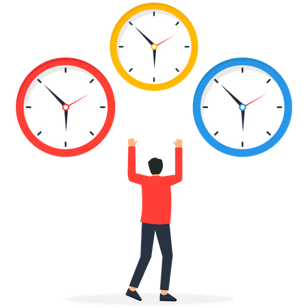 Time management for best efficiency  Illustration