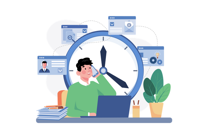 Time Management  Illustration