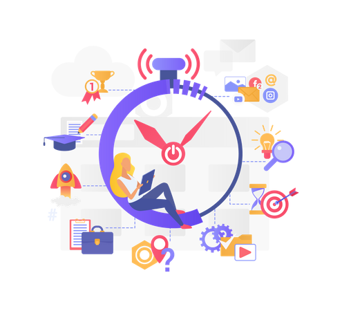 Time management  Illustration