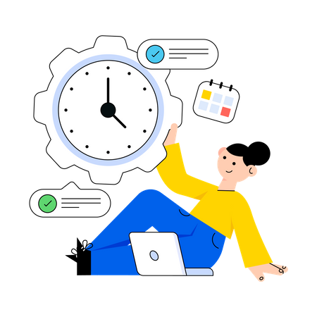 Time Management  Illustration