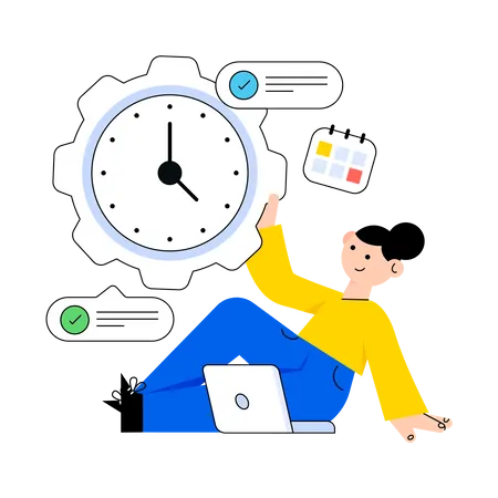 Time Management  Illustration