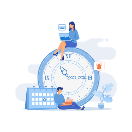 Time management  Illustration