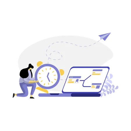 Time Management  Illustration