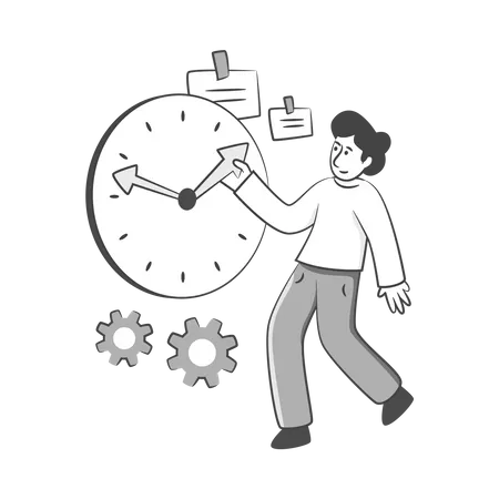 Time Management  Illustration