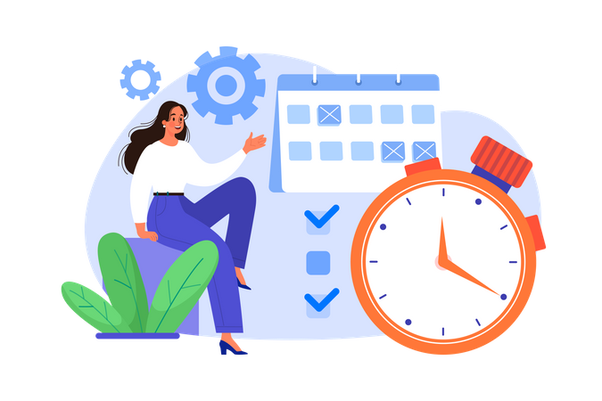 Time Management  Illustration