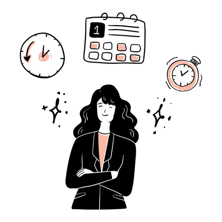 Time Management  Illustration