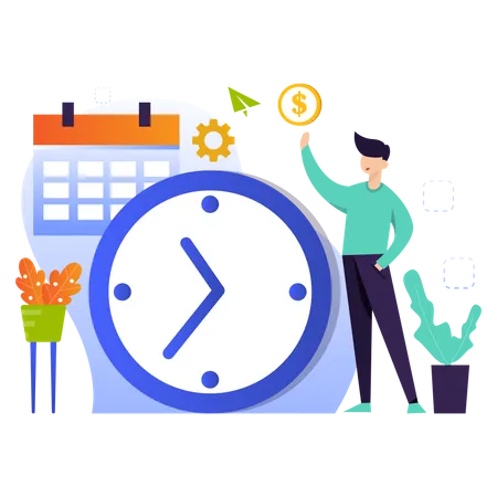 Time management  Illustration