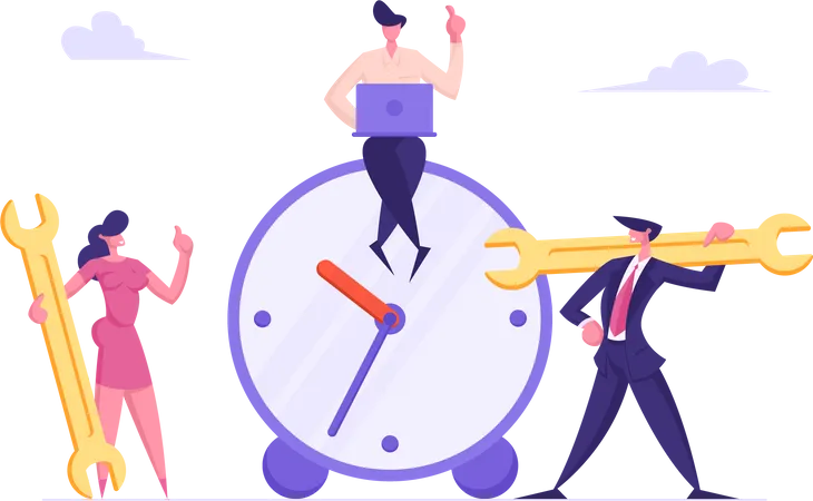 Time Management  Illustration