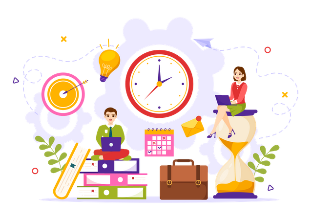 Time Management  Illustration