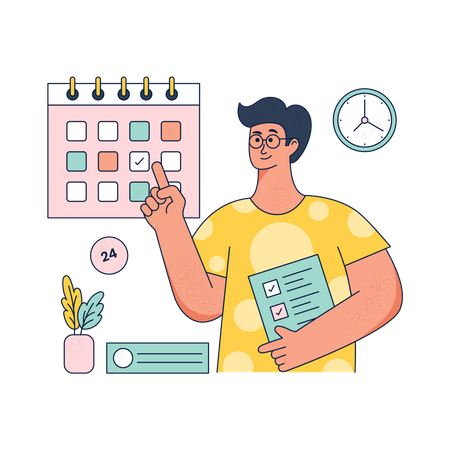 Time Management  Illustration