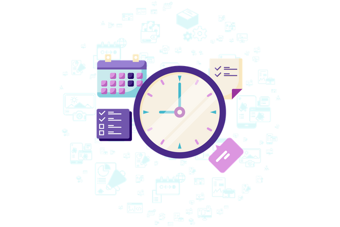 Time management  Illustration