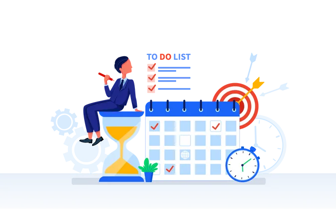 Time management  Illustration