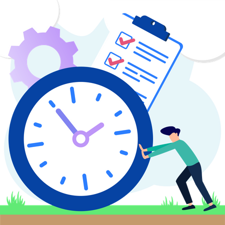 Time Management  Illustration